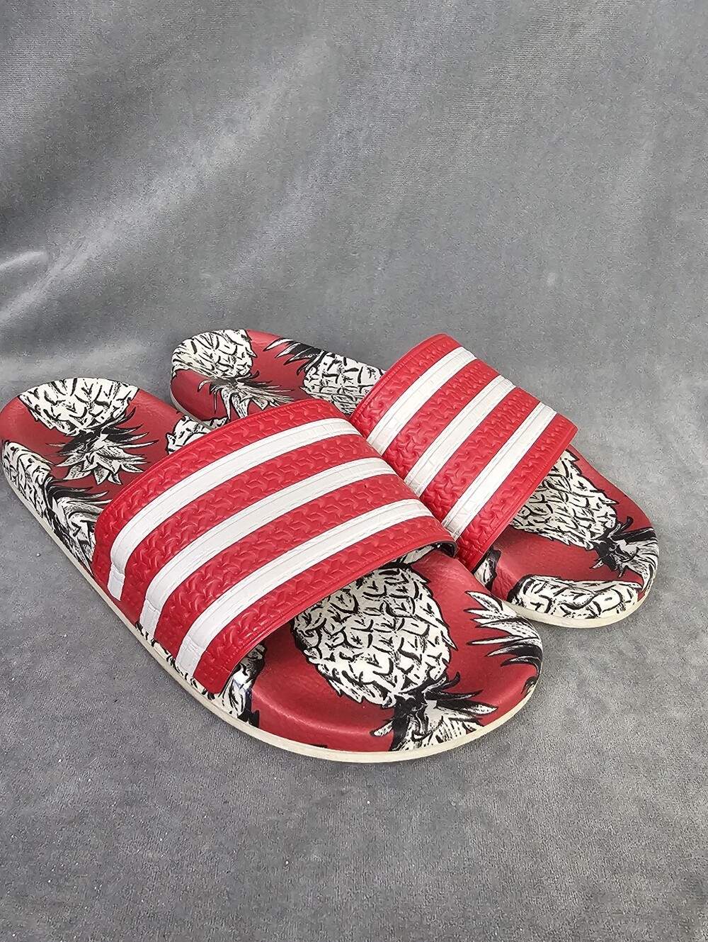 Adidas Adilette Shower Slides Pinapple  Cloudfoam Slip On  FY7815 Size 8 S2-21